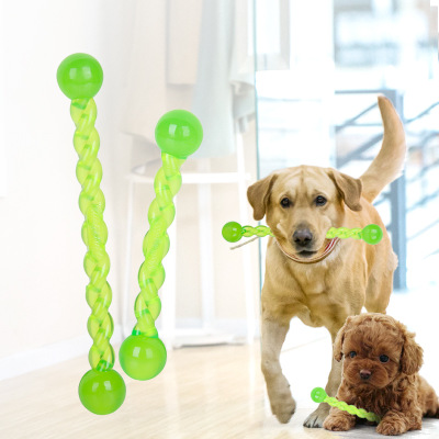 Indestructible Dog Chew Toy - 犬の歯スティック犬のおもちゃ環境食品グレード素材歯のクリーニング咀嚼おやつ犬のトレーニングおもちゃフロートゴムロッド T