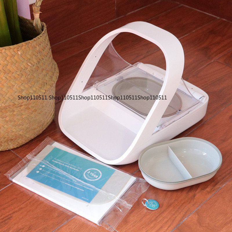 Pet Feeders - 新しいSurefeedチップ認識センシング多機能自動給餌器ペットボウル子犬用ウェットフード保存と虫よけ